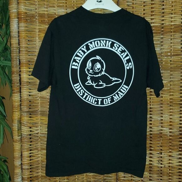 Baby Monk Seals District of Maui T Shirt L - Picture 1 of 5